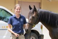 Dr. Jessica Morgan with horse